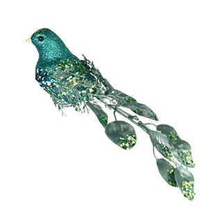 Glitter Bird Clip - on Ornament - Joy By