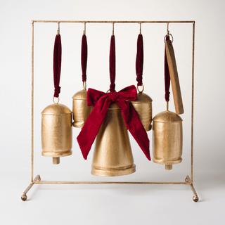 Gold Burnt Metal Dinner Bell (Tabletop) - Joy By