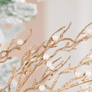 Gold Decorative Pick with Dynamic Adorned Stems - Joy By