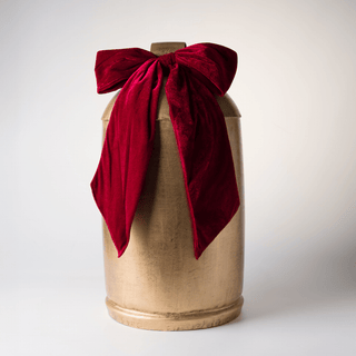 Gold Metal Bell with Bow - Joy By