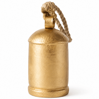 Gold & Natural Metal Bell - Joy By