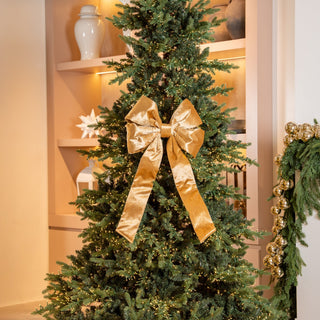 Gold Oversized Outdoor Bow - Joy By