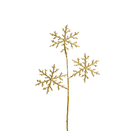 Gold Snowflake Pick - Joy By