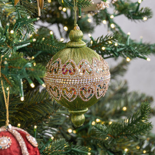 Green Vintage Finial - Joy By