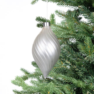 Iridescent Pearl 6" Finial Ornament - Joy By