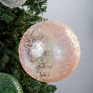 Iridescent Textured Ball Ornament - 12” - Joy By