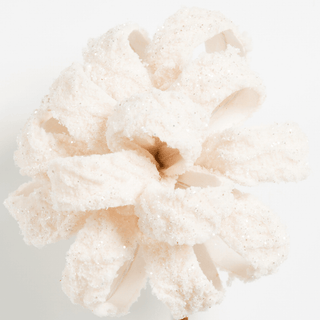 Ivory Fabric Flower Pick - Joy By