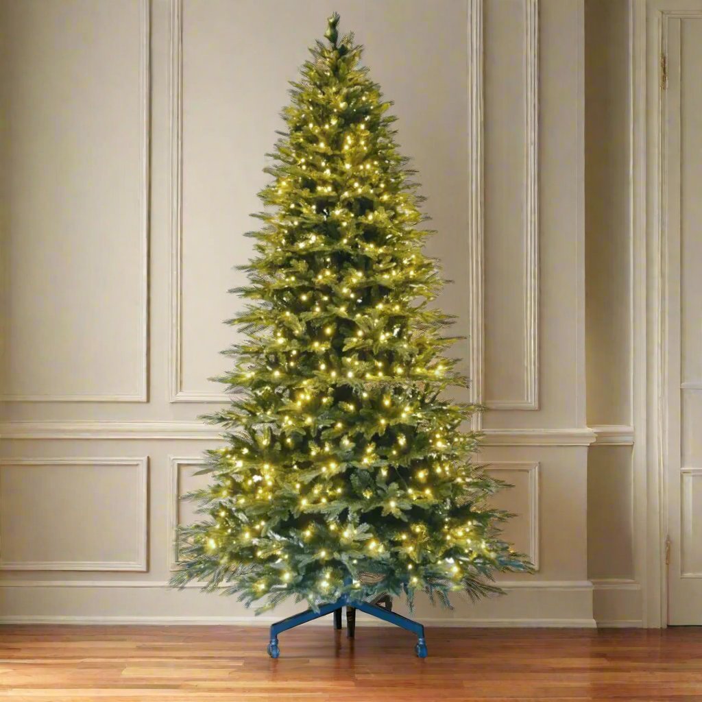 Joy By 9.5' Pre - lit Fraser Fir Christmas Tree with 1000 Warm White LED Lights - Joy By