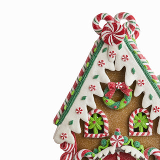 Large Gingerbread House with LED Light - Joy By