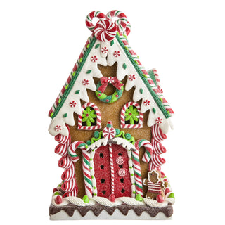 Large Gingerbread House with LED Light - Joy By
