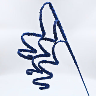 Midnight Blue Glitter Twirl Pick - Joy By