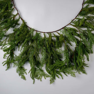 Mixed Cypress Leaves Garland - Joy By