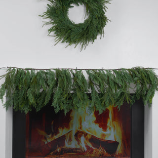Mixed Cypress Leaves Garland - Joy By