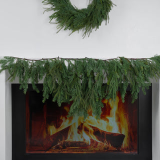 Mixed Cypress Leaves Garland - Joy By
