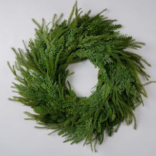 Mixed Leaves Wreath - Joy By