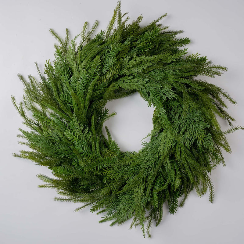 Mixed Leaves Wreath