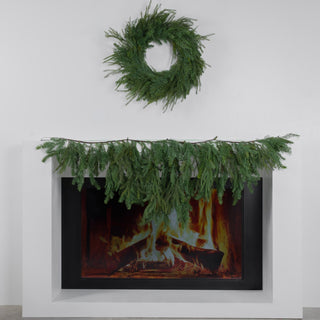 Mixed Leaves Wreath - Joy By