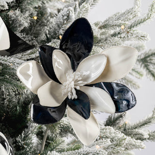 Monochrome Blooming Magnolia Pick - Joy By