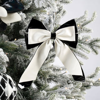 Monochrome Clip - on Bow - Joy By