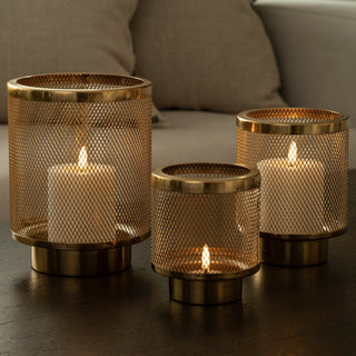 Opulance Tealight Candle Holder in Gold - Large - Joy By