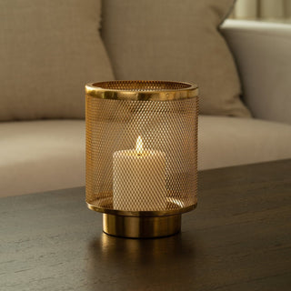 Opulance Tealight Candle Holder in Gold - Medium - Joy By