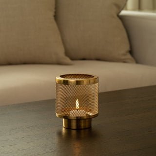 Opulance Tealight Candle Holder in Gold - Small - Joy By