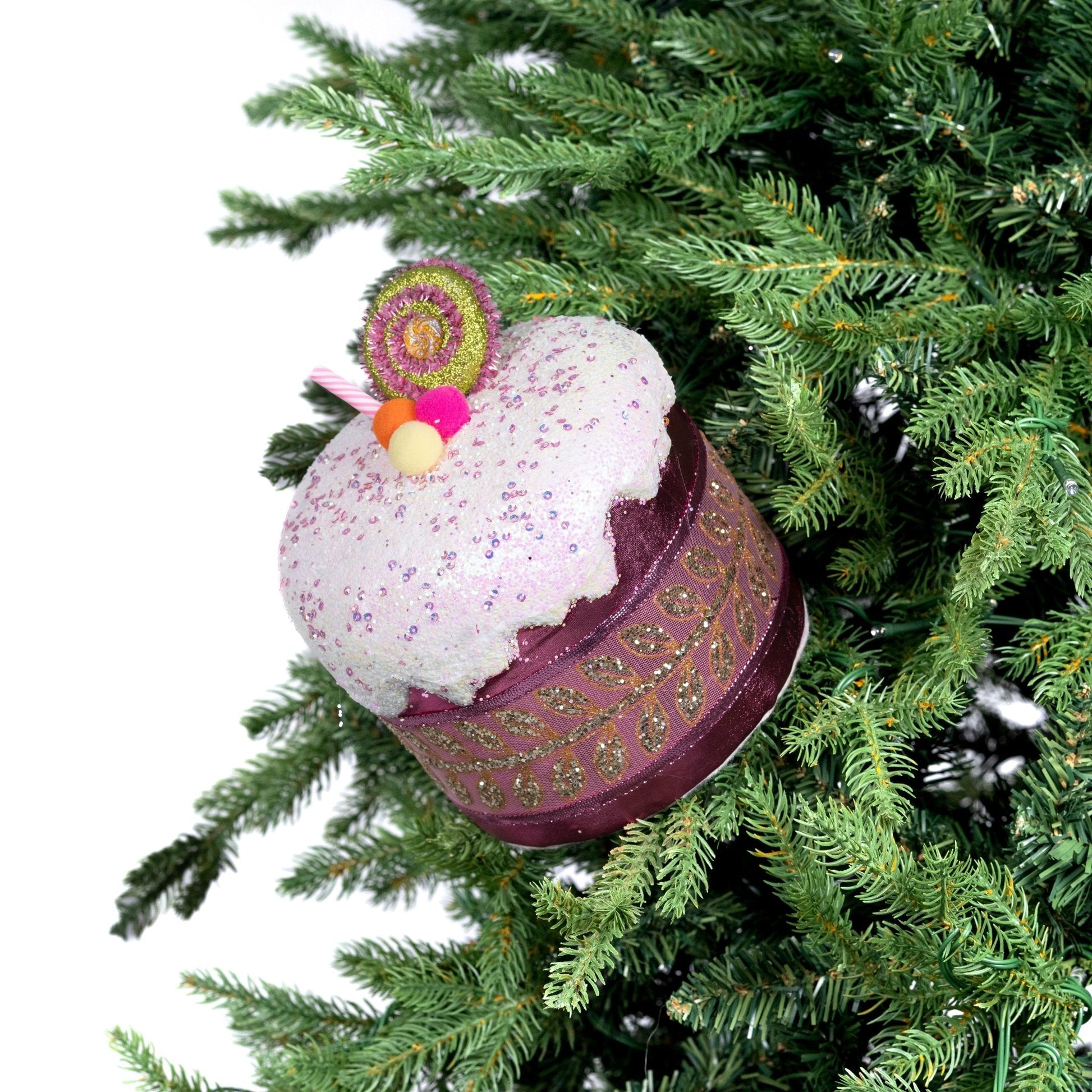 Pink Mini Cake Ornament - Joy By