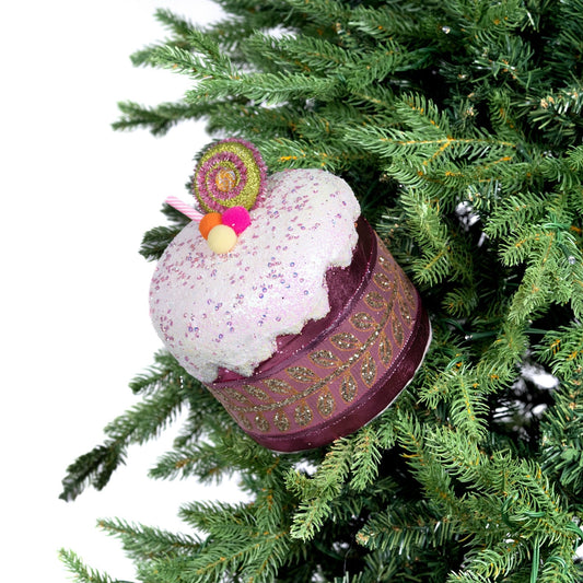 Pink Mini Cake Ornament - Joy By