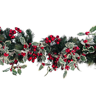 Pink Peppermint Candy Garland - 6 ft - Joy By