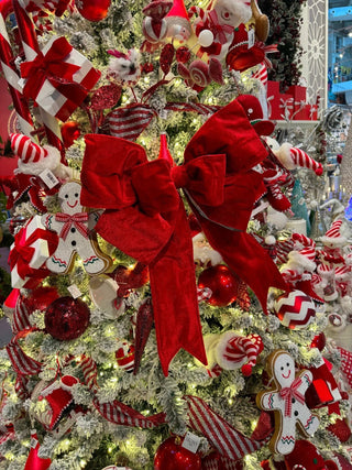 Red Festive Bow - Joy By