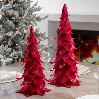 Red Leaf Conical Tree - Joy By