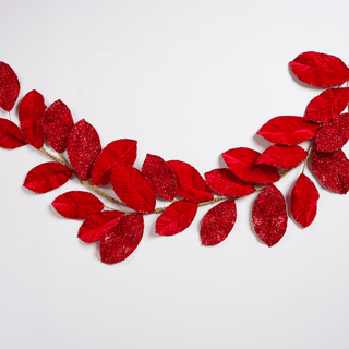 Red Leaf Garland - Joy By