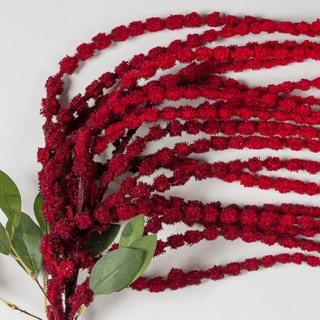 Red Real Touch Amaranthus Pick 41" - Joy By