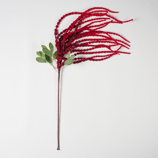 Red Real Touch Amaranthus Pick 41" - Joy By