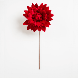 Red Velvet Sunflower Pick - Joy By
