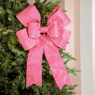 Red & White Bow 18" - Joy By