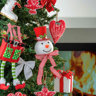 Red & White Peppermint Ball Pick - Joy By