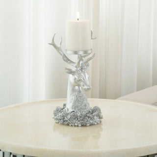Resin STAG Head Candle Holder Tabletop - Joy By