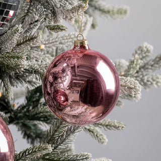 Rose Pink Mirror Finish Ball - Joy By