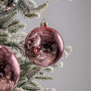 Rose Pink Mirror Finish Ball - Joy By