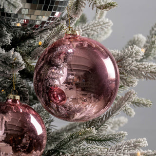 Rose Pink Mirror Finish Ball - Joy By