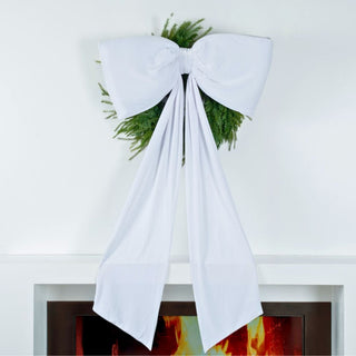 Single Loop Oversized Bow Topper with Elongated Tails (5ft) - Joy By