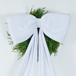 Single Loop Oversized Bow Topper with Elongated Tails (5ft) - Joy By