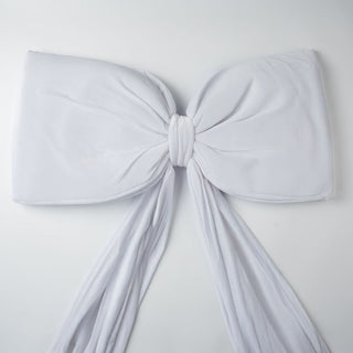 Single Loop Oversized Bow Topper with Elongated Tails (5ft) - Joy By