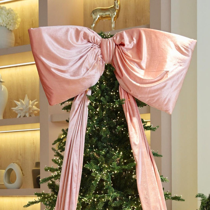 Single Loop Oversized Bow Topper with Elongated Tails (7.8ft)