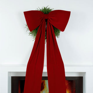 Single Loop Oversized Bow Topper with Elongated Tails (7.8ft) - Joy By