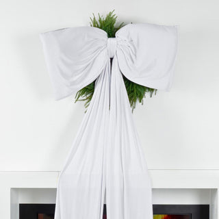 Single Loop Oversized Bow Topper with Elongated Tails (7.8ft) - Joy By