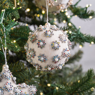 Snowflake Studs With Pearl - Joy By