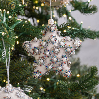 Snowflake Studs With Pearl - Joy By