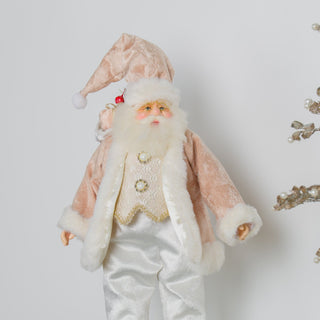 Standing Champagne Santa - Joy By
